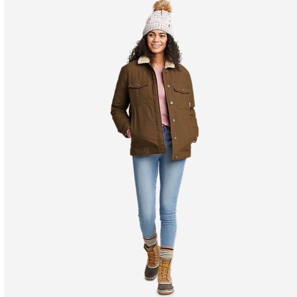 EDDIE BAUER WOMEN’S SIZE MEDIUM MOUNTAIN OPS TRUCKEE DOWN JACKET - Picture 14 of 15